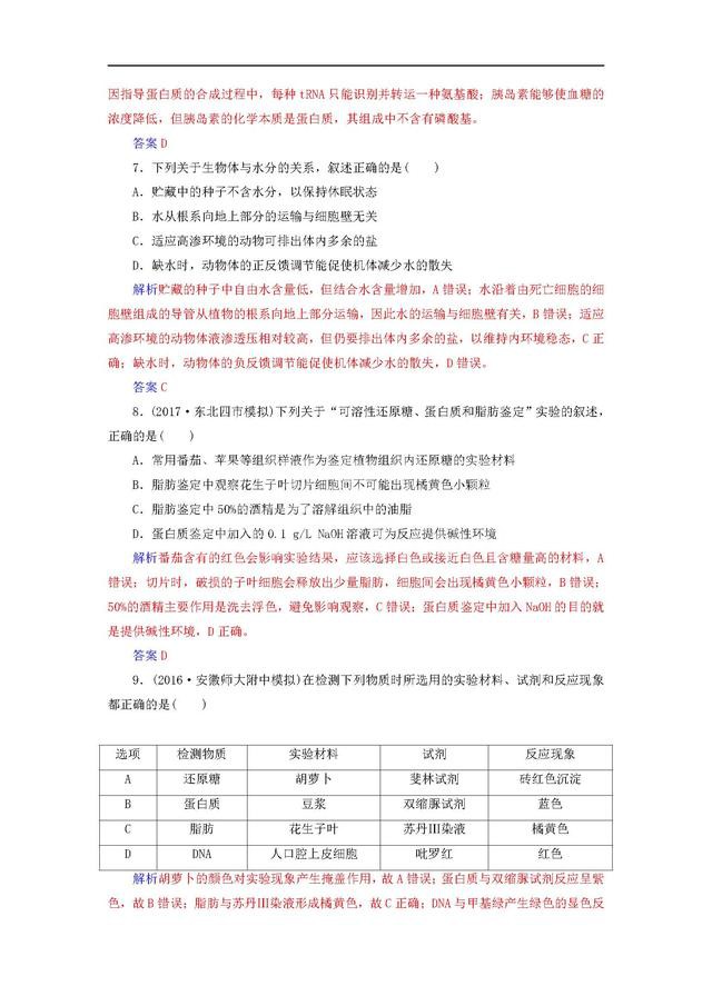 高中生物:无非就考这些考点了!熟能生巧,拿高分妥妥的!