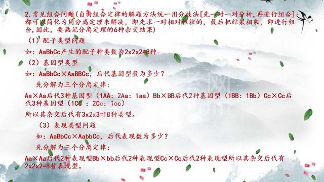 高中生物遗传规律知识点总结 帮孩子收藏好 没事时让他背背