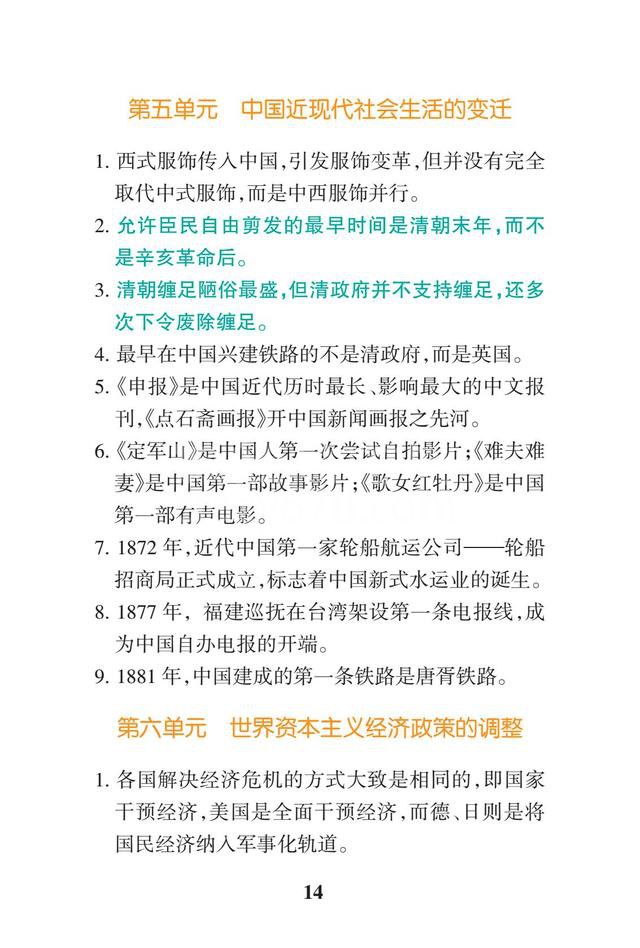 2019高考历史一轮复习:高中历史易错点总结(暑假背背变学霸)