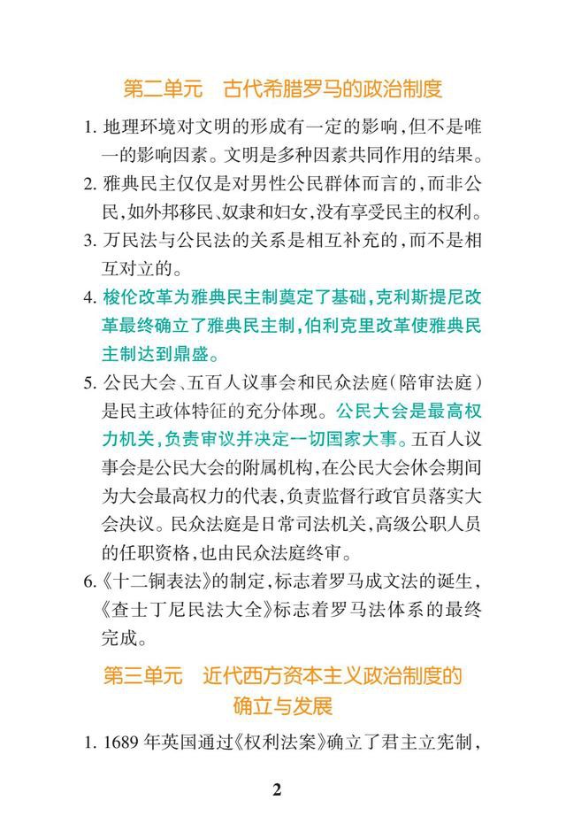 2019高考历史一轮复习:高中历史易错点总结(暑假背背变学霸)