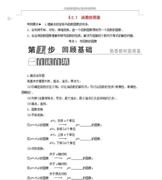 2019高考数学必考全部基础大全:函数九大基础知识及规律方法!