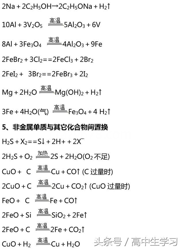掌握高考化学这13类核心考点,你就是化学尖子生!高清打印版!