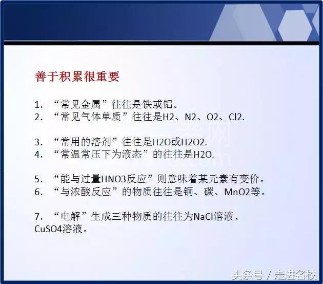 2018年高考化学易错知识点